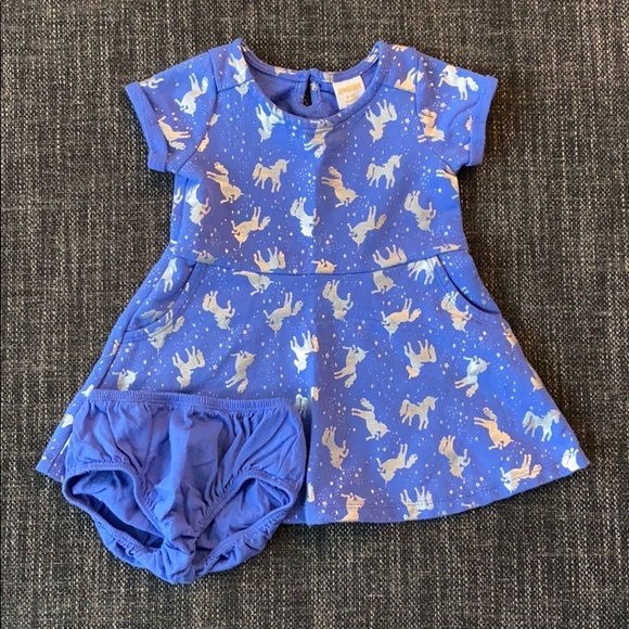 unicorn dress 12 months
